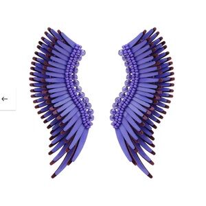 MIDI MIGNONNE MADELINE EARRINGS PURPLE MELANGE